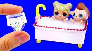 13 DIY Barbie Hacks and Crafts - Making Miniature Baby Set for Barbie Doll #3