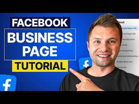 Thumbnail zu Facebook Business Page Tutorial For Beginners (2026 Step By Step)