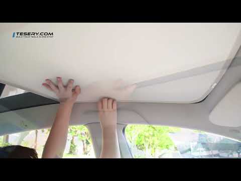TESERY Sunshade Installation Demonstration | Suitable for Tesla Model Y