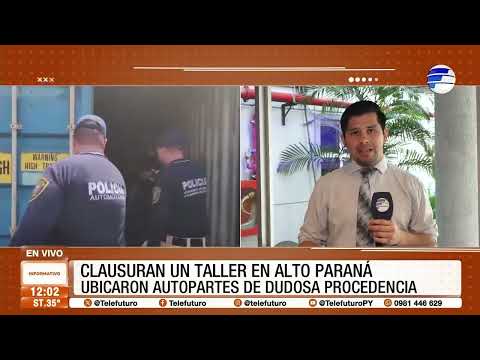 Clausuran taller en Alto Paraná