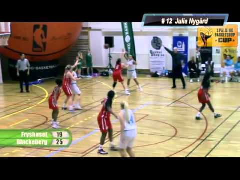 Julia Nygård Highlights Spalding basketshop cup final 2015 vs Blackeberg