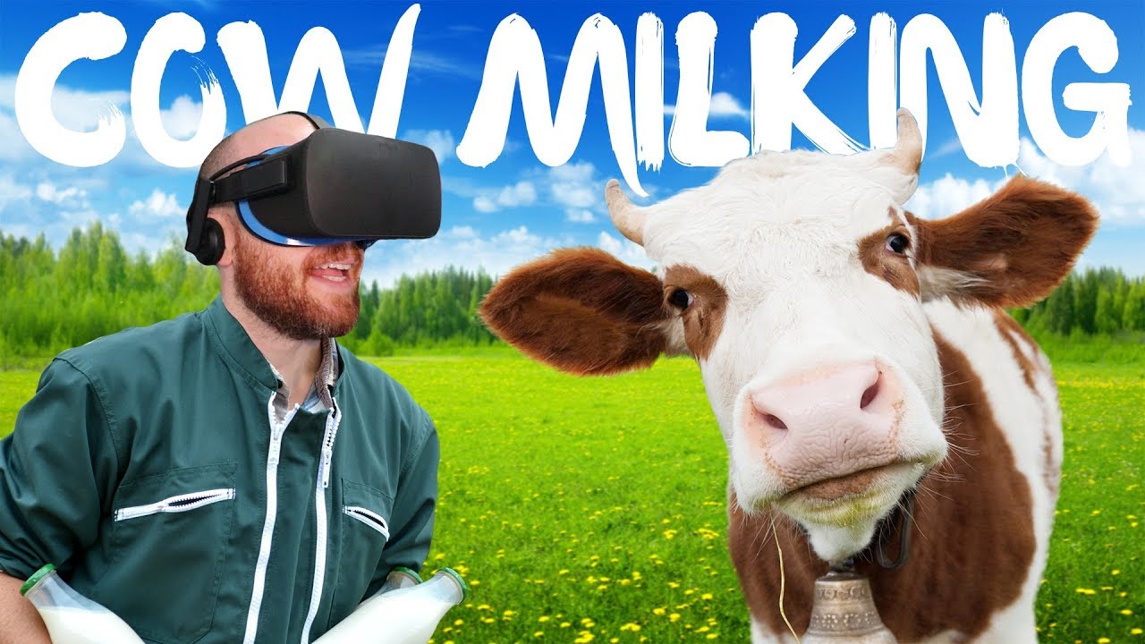 Cow Milking Simulator: A Hilariously Fun VR Experience