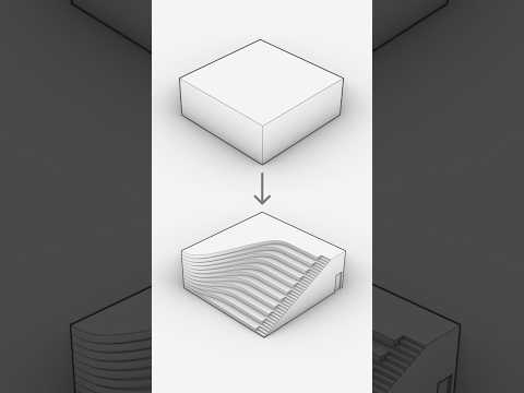 Rhino Tutorial I Multi-Use Stepped Pavilion - #rhino3d #rhinoceros3d