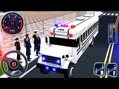 Police Bus Driving Simulator 2021 - Ultimate Bus Prisoner Transporter Driver - Android GamePlay #2