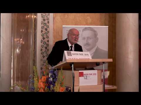 Prof. Joachim Starrbatty "Das konjunkturpolitische Drama ist entschieden - zugunsten F. A. von Hayek
