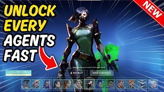 How To Unlock Agents Fast -Valorant Tutorial 2024