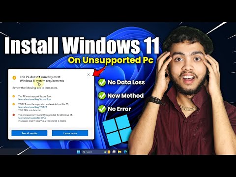 How To Upgrade Windows 10 To Windows 11💻 - [2025 Latest🔥] - Install Windows 11 On Unsupported Pc