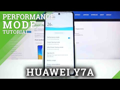 How to Turn On Performance Mode on HUAWEI Y7A – Enable Performance Mode