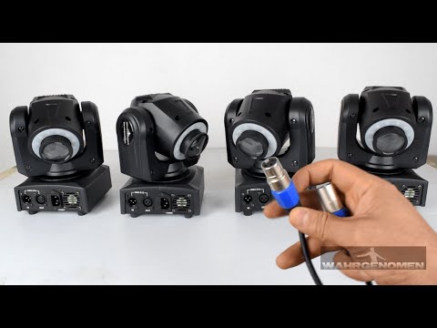 Simple tutorial for a master-slave connection in SPOTPRISM Wahrgenomen moving heads