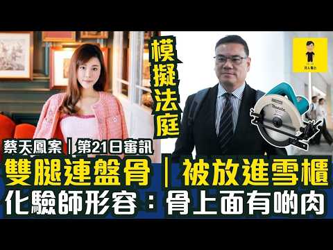 蔡天鳳案｜雙腿連盤骨｜被放進雪櫃｜化驗師指兩截盤骨能拼在一起-電鋸鋸痕與盤骨傷吻合｜骨上面有啲肉｜第21日審訊 #東張西望  #tvb