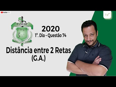 FAMERP 2020 (Q.74) | Distância entre duas Retas (G.A.)
