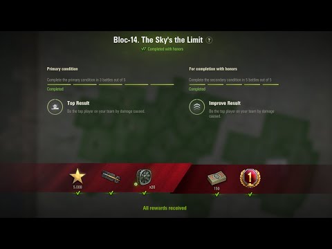 Bloc-14 mission for Obj 279e with honors | World of Tanks