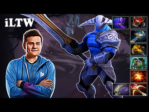 iLTW - Sven Safelane vs GeneRaL Broodmother | Dota 2 7.29b Gameplay