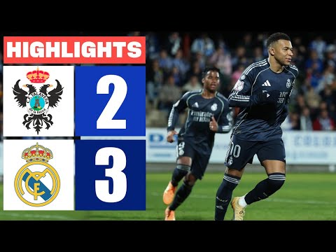 Talavera vs Real Madrid 2-3 Full Highlights (English Commentary)