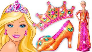 ✨ Barbie Doll 💖 Dress High Heels and Crown compilation Part 1