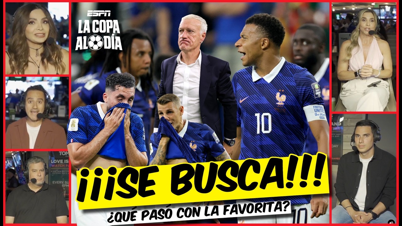 FRACASO TOTAL de FRANCIA, de favoritos a ELIMINADOS en semifinales | La Copa al Día