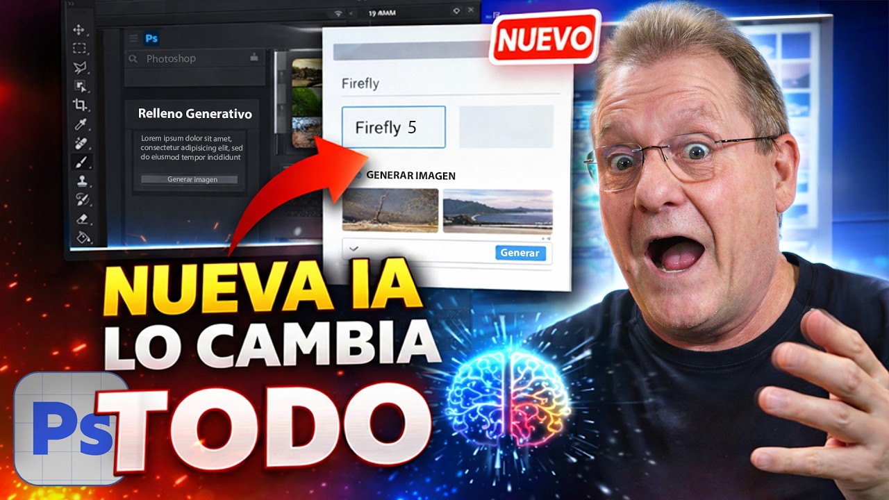 🤯 ADOBE REDISEÑA la IA en Photoshop… y CAMBIA TODO 😱