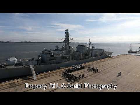 HMS MONMOUTH - 'From The Sky' - Part 1