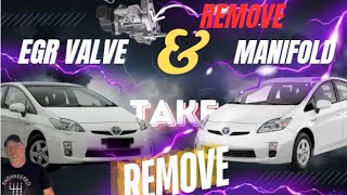 2010-2015 Prius EGR Service // EGR Valve // Intake Manifold