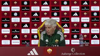 GASPERINI Conferenza pre gara Roma-Milan 8 febbraio 2025