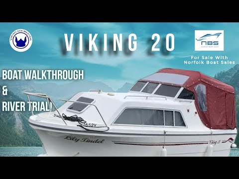 VIKING 20 HI LINE - BOAT WALKTHROUGH, REVIEW & RIVER TRIAL!! #norfolkbroads #boatlife