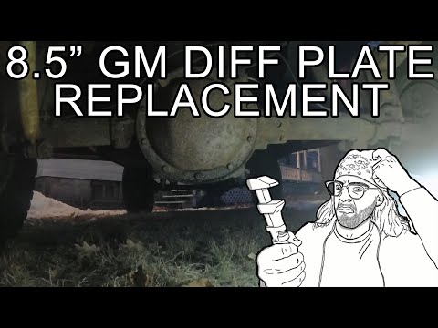 8.5" GM 10 Bolt Differential Cover Plate and Fluid Replacement