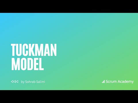 Tuckman Model | Tuckman's stages of group development explained by Sohrab Salimi (Scrum Academy)