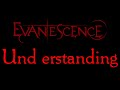 Evanescence-Understanding Lyrics (Evanescence ...