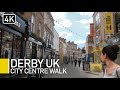 Derby City Centre, UK | Historic City walking tour with captions