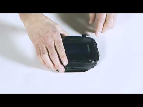 Speedglas G5-03E: How to install the battery & cover lenses