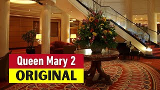 Queen Mary 2's STUNNING ORIGINAL interior - QM2 ocean liner original interior tour.