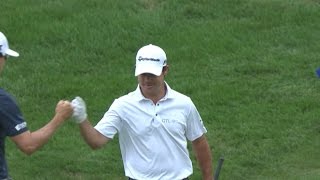 Brian Harman’s chip-in birdie on No. 7 at BMW by PGA TOUR