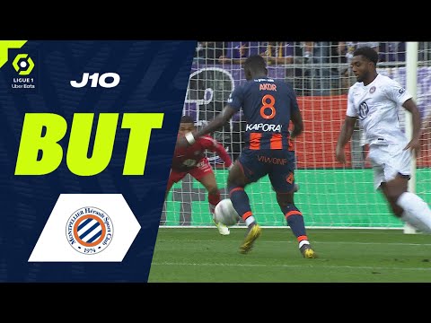 But Akor Jerome ADAMS (13' - MHSC) MONTPELLIER HÉRAULT SC - TOULOUSE FC (3-0) 23/24
