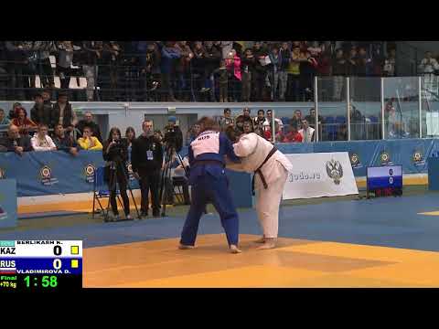 70+kg Berlikash K Vladimirova D 03 04 2016 Т3 КУБОК ЕВРОПЫ СРЕДИ КАДЕТОВ, ТВЕРЬ 2016