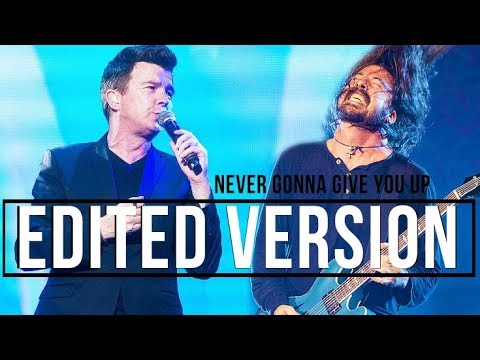 Foo Fighters With Rick Astley - Never Gonna Give You Up (Edited Version) London 19 September 2017