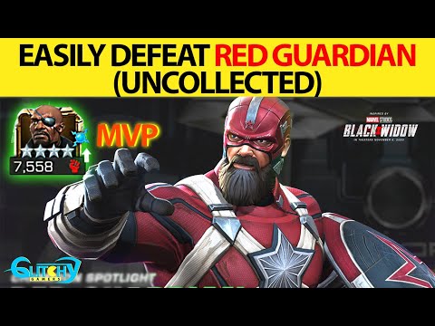 How to defeat Red Guardian  (Uncollected) With 4 Star Nick Fury | Mcoc