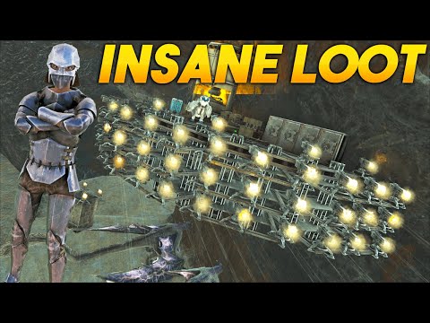 SOLO Raiding Extremely Broken Locations For Insane Loot - ARK