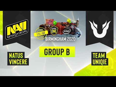 Dota2 - Natus Vincere vs. Team Unique - Game 1 - ESL One Birmingham 2020 - Group B - EU