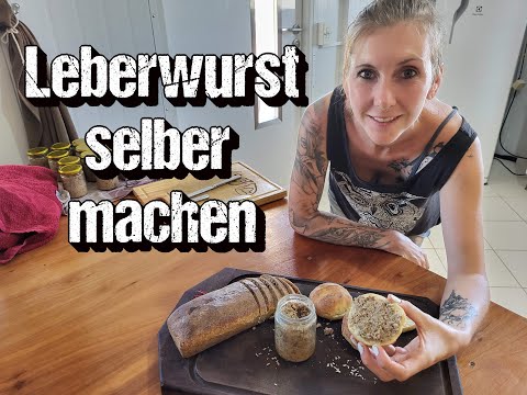 Leberwurst ganz einfach selber machen! Grobe Leberwurst nach Hausmacher Art 😋