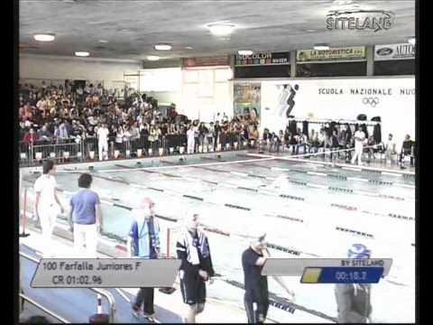 Finale dei 100 Farfalla Juniores Femmine - 16 Memorial Chiara Giavi