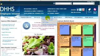 DHHS Employee Website Tour