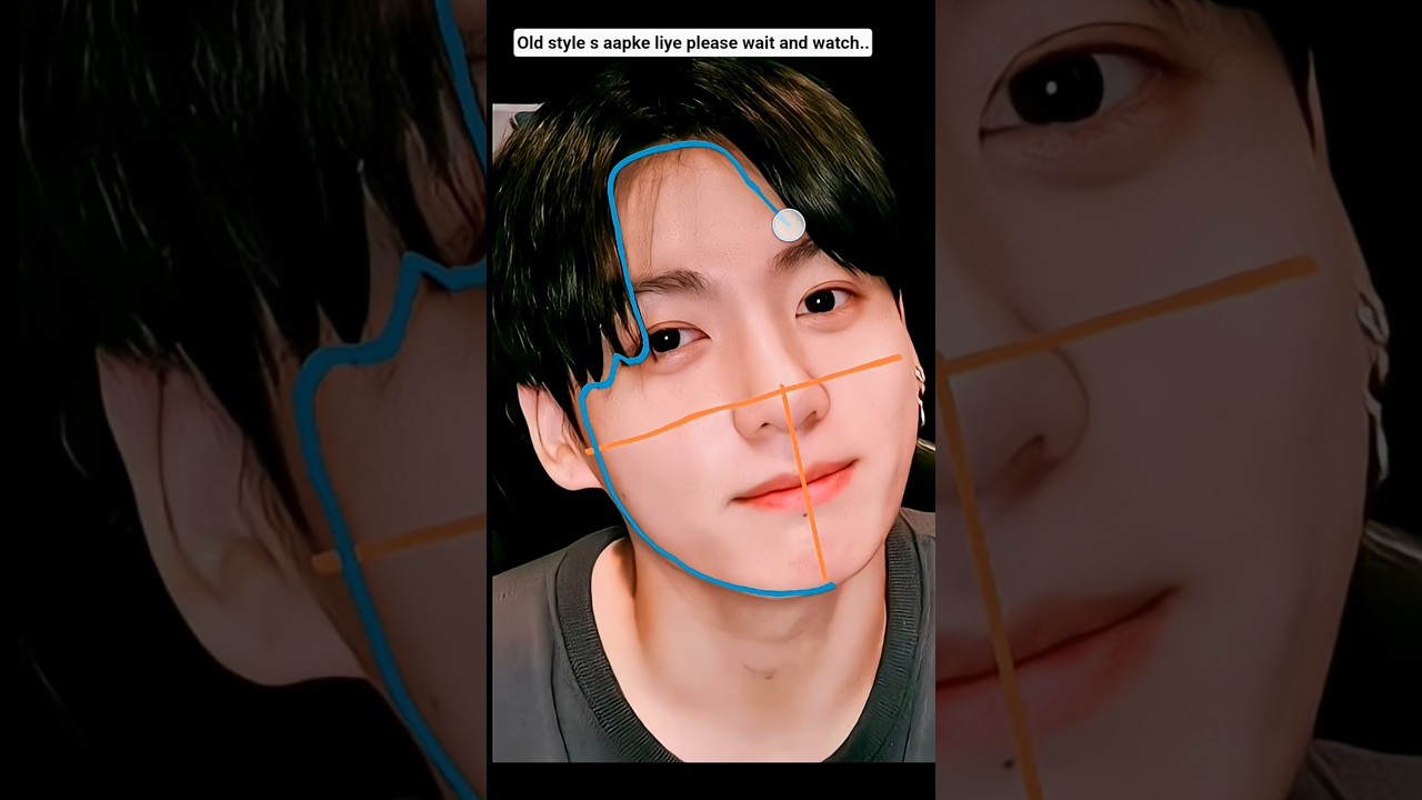 Easy to drew Jungkook || this old style I made #drawing #art #bts #goviral #thv