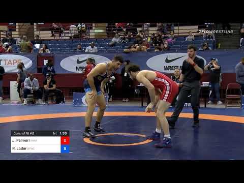 86 Kg Consolation Jeff Palmeri Unattached Vs Ryan Loder San Francisco Wrestling Club