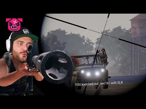 SLR is just too good in Solo Squads... | 21 Kills | PUBG