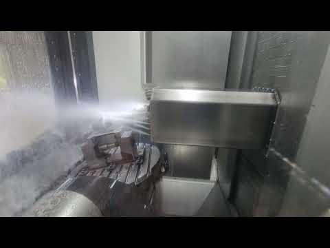 CNC-Technik Heil - DMU 65 H monoBLOCK - Walzfräsen Simultan mit Radiuskorrektur #dmgmori #cnc #5axis