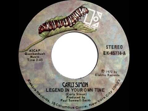 1972 Carly Simon - Legend In Your Own Time (stereo 45)