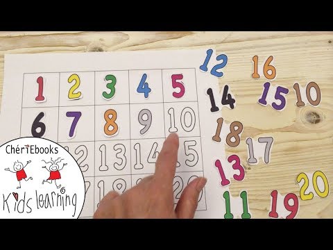 Learn 1 to 20 in English | How to Write Numbers | Counting Numbers 1to20 Toddler, Preschooler, Kids