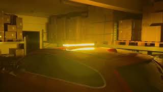 LED rampa 760mm, oranžová+bílá, 12-30V, ECE R65