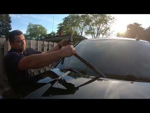 How to swap wipers 2014-2018 Silverado & Sierra Rain-X Latitude Wiper Blades