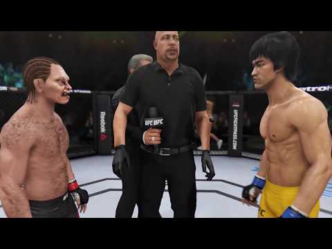 The Gollum vs. Bruce Lee (EA sports UFC 3) - CPU vs. CPU - Crazy UFC 👊🤪